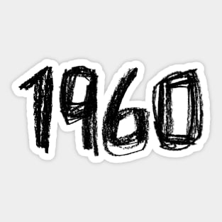 Year 1960, Born in 1960 Sticker